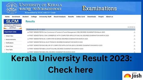 kerala university s1 result|Kerala University Result 2023 OUT: Direct Link to Download UG .